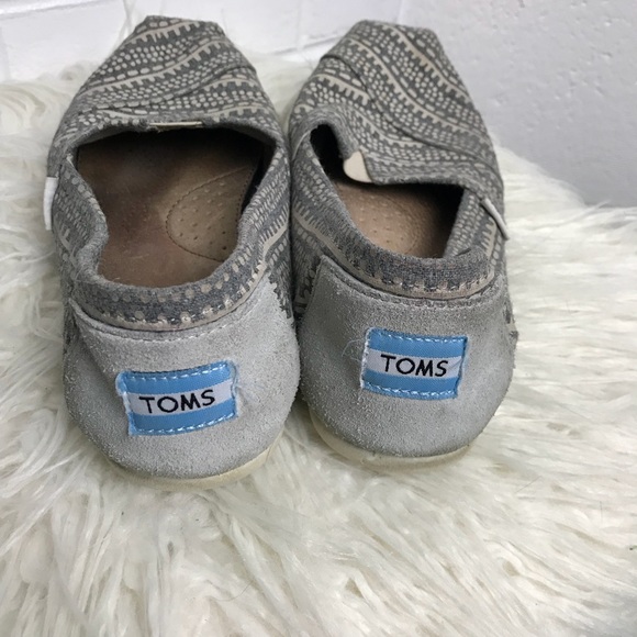 {Toms} Gray patterned Slip On - Picture 3 of 6